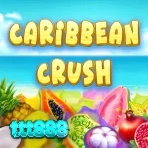 Tampilan visual slot Caribbean Crush dengan tema tropis